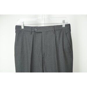 Rota Solid Gray 100% Wool Mens Dress Pants Sz 44 BRAND NEW